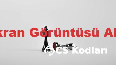 Cs 1.6 Ekran Görüntüsü Alma Kodu