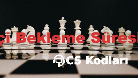 CS:GO Rekabetçi Bekleme Süresi Kaldırma Kodu