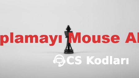 CS GO Zıplamayı Mouse Alma Kodu