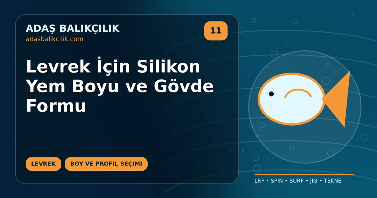 Levrek İçin Silikon Yem Boyu ve Gövde Formu